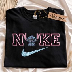 nike x stitch embroidered sweatshirt, cartoon brand character embroidered sweatshirt, custom brand embroidered sweatshir