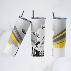 skinny lacrosse mom decal tumbler, skinny tumbler, skinny skinny tumble
