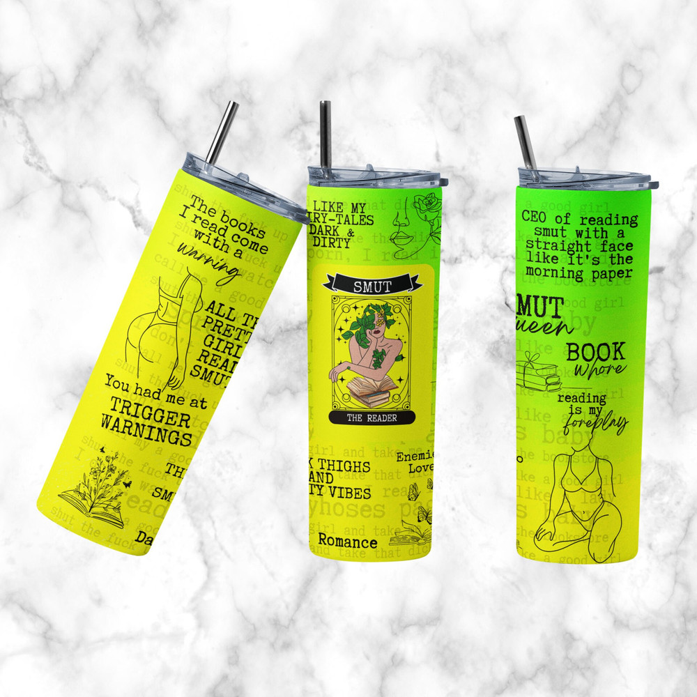 Smut Slut Book Reader Tumbler Wrap PNG, Print, Reading, Books, Book Lovers, Smut, Adult, Rose, Wrap, Tumbler, 20 oz PNG-1.jpg