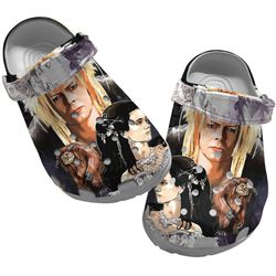 labyrinth crocs, movie sandals, movie crocs, labyrinth, labyrinth clog shoes unisex
