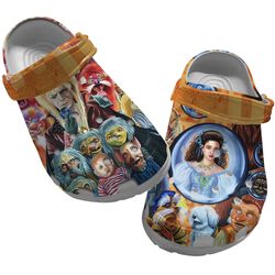 movie sandals, labyrinth crocs, movie crocs, labyrinth, labyrinth clog shoes unisex