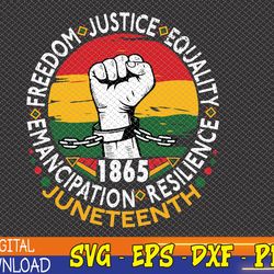 juneteenth african american black history 1865 juneteenth svg, eps, png, dxf, digital download