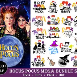 1000 file hocus pocus svg bundle , halloween svg, digital download