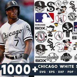 1000 files chicago white sox svg , digital download
