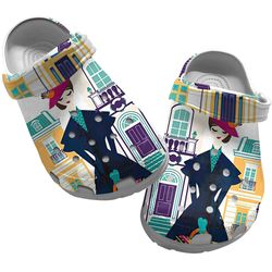 mary poppins clog shoes unisex, movie sandals, movie crocs, mary poppins, mary poppins crocs
