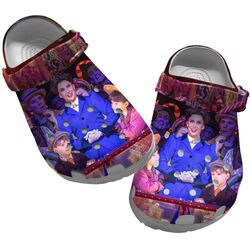 movie sandals, mary poppins crocs, movie crocs, mary poppins, mary poppins clog shoes unisex