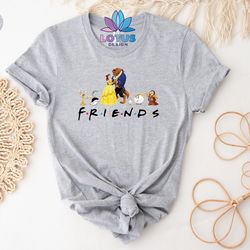 beauty and the beast friends t-shirt, funny disney t-shirt, funny friends t-shirt, funny disney vacation t-shirt, disney