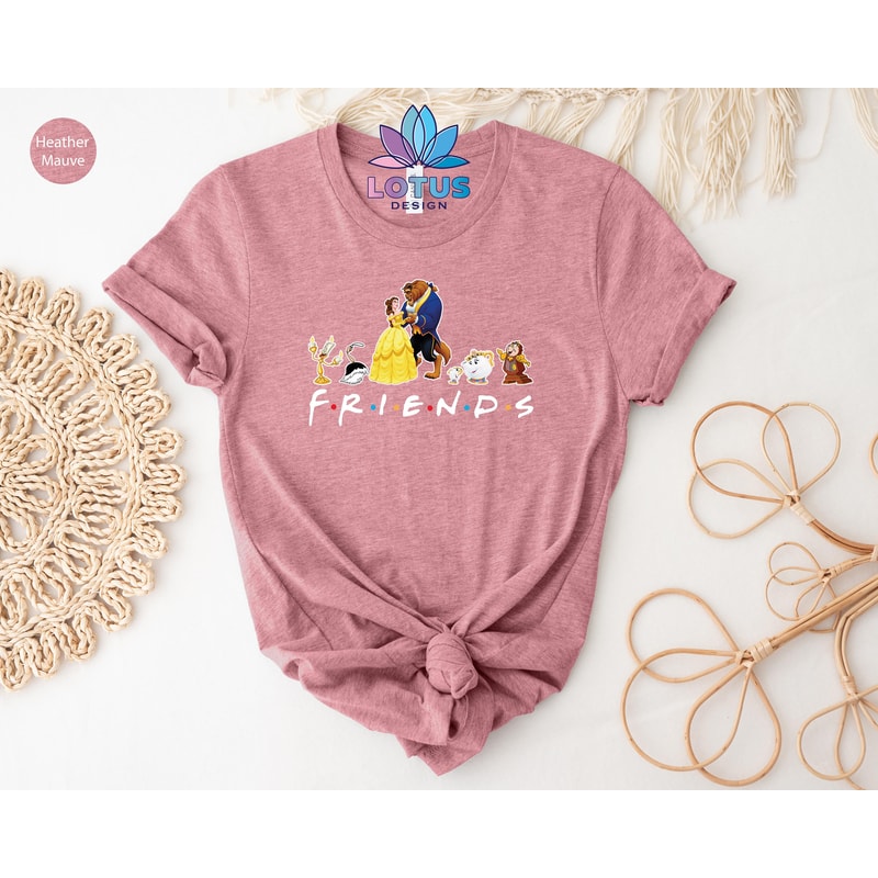 Beauty and the Beast Friends T-Shirt, Funny Disney T-Shirt, Funny Friends T-Shirt, Funny Disney Vacation T-Shirt, Disney World T-Shirt - 2.jpg