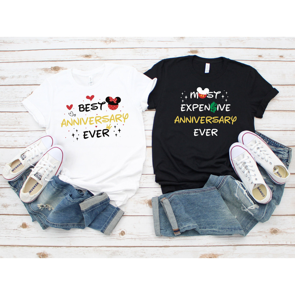 Best Anniversary Ever T-Shirt, Disney Couples Anniversary Shirt, Disney Husband Wife Shirts, Matching Disney Shirts, Disney Hubby Wifey Tee - 1.jpg