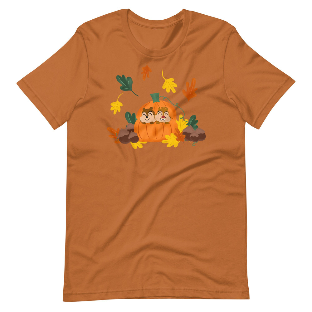 Chip and Dale Fall T-Shirt Pumpkin Disney Shirt Chip and Dale Halloween Unisex t-shirt - 6.jpg