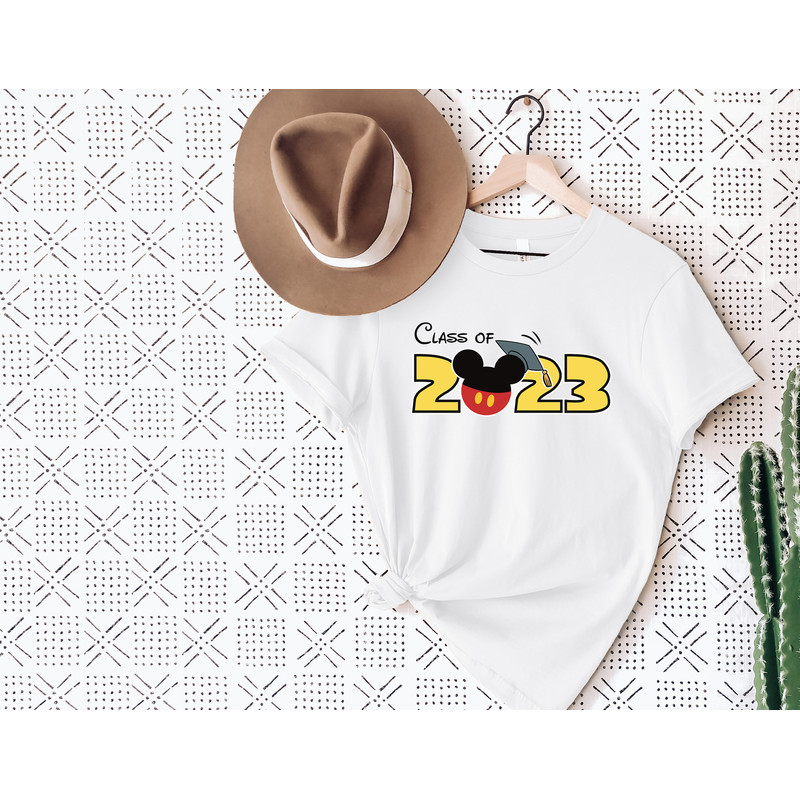 Class of 2023 T-Shirt, Disney Graduation Shirt, Mickey Head 2023 Senior Shirt, Mickey Mouse Shirt for Graduation Ceremony Tee, Mickey Tee - 7.jpg