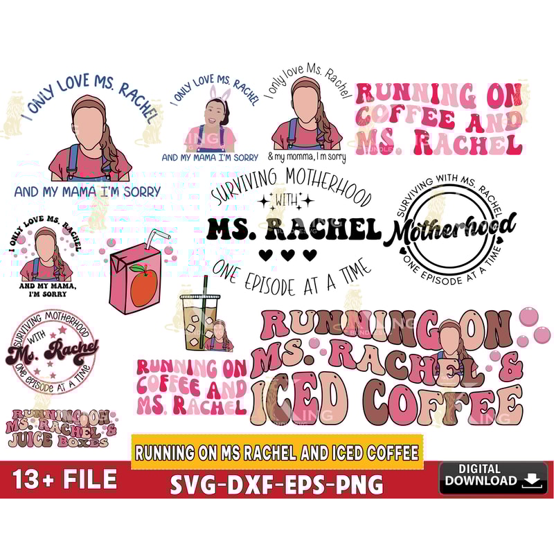 13+ file Running On Ms Rachel And Iced Coffee svg bundle.jpg