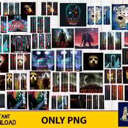 150 filetumbler horror png , digital download