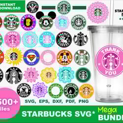 1500 files starbucks svg bundle , digital download