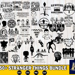 150 stranger things bundle svg , digital download