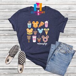 disney life t-shirt, disney snacks shirt, funny shirt, vacation shirt, snack lover gift, food shirt, disney trip shirt,
