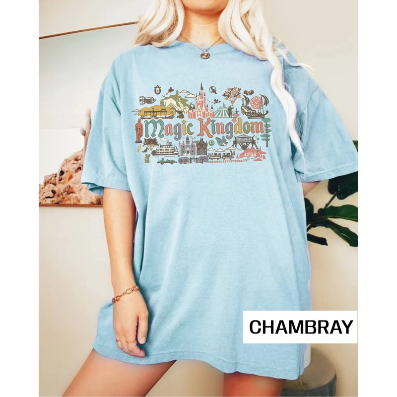 Disney Magic Kingdom Comfort Colors® Shirt, Disney Family Trip Shirt, Disney Vacation, Disneyworld Shirt, Disneyland Shirt, Disney Group - 4.jpg