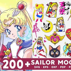 200 sailor moon svg, feminist svg, girls svg, woman svg, equal rights svg, gender balance sticker