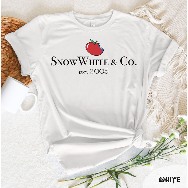 Disney Princess Apple T-Shirt, Disney and Co Shirt, Princess and Co Shirt, Disney Est Tee, Disney Group Tee, Disney Trip Tee, Disney Gift - 2.jpg