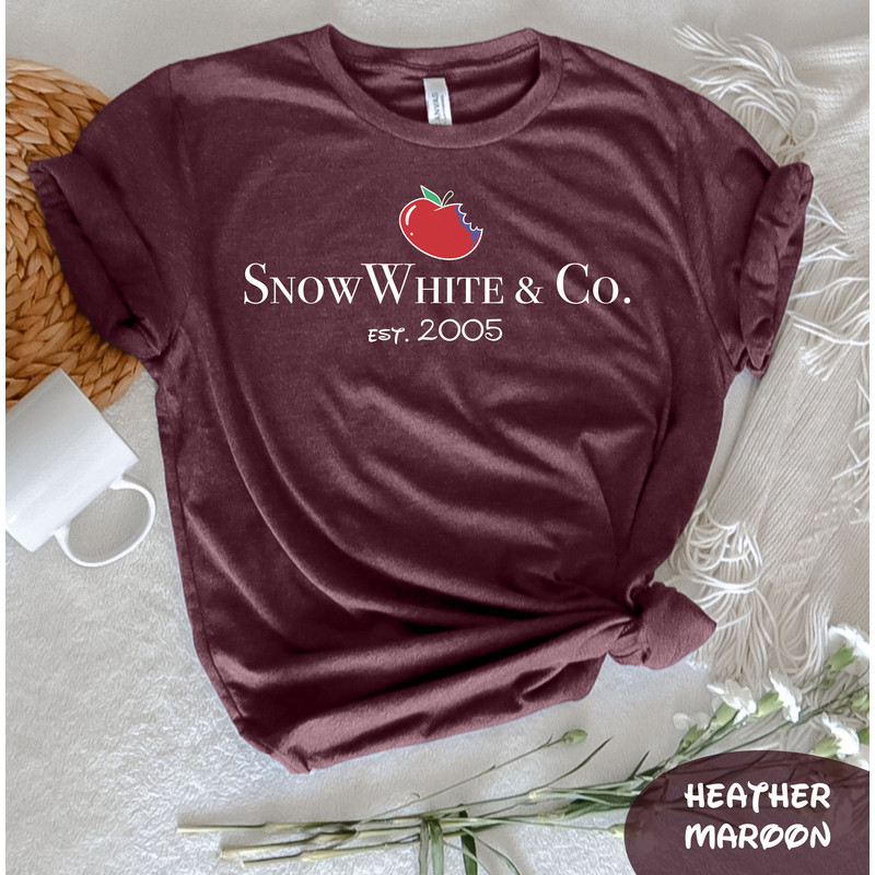 Disney Princess Apple T-Shirt, Disney and Co Shirt, Princess and Co Shirt, Disney Est Tee, Disney Group Tee, Disney Trip Tee, Disney Gift - 4.jpg