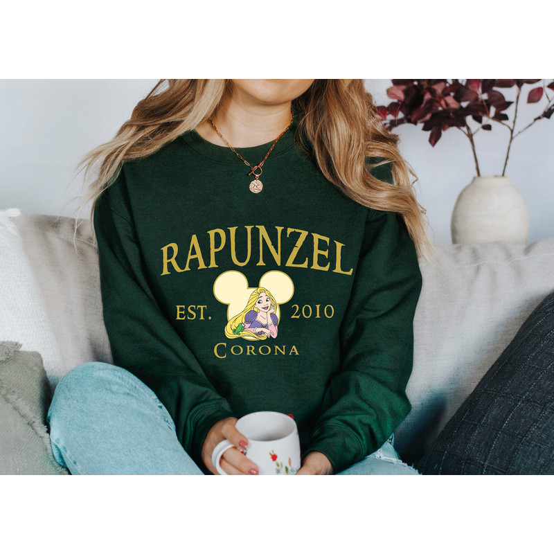 Disney Princess Sweatshirt, Disney Princess Shirt, Disney Character Shirt, Disney Trip Shirt, Disney Belle, Cinderella, Jasmine, Rapunzel - 6.jpg