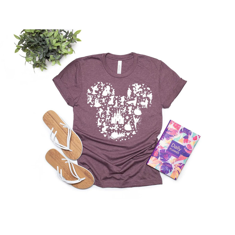 Disney Shirt, Disney Shirt for Women, Disney Ear Shirt, Women's Unisex Disney T-Shirt, Disney Mickey Silhouette Shirt, Tshirt for Kids,2023 - 2.jpg