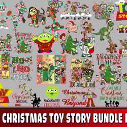 30 file christmas toy story bundle png , christmas png