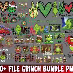 30 file grinch bundle png ,grinch png