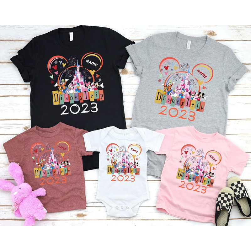 Disney Trip 2023, Custom Family Shirts, Family Disney Trip 2023 Shirts, Disney 2023 Vacation Tshirt, First Disney Trip 2023, Disney Shirt - 1.jpg