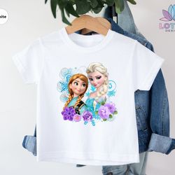 frozen sisters t-shirt, disney princess shirt, frozen shirt, elsa shirt, anna shirt, disney shirt, disney gift, girls di