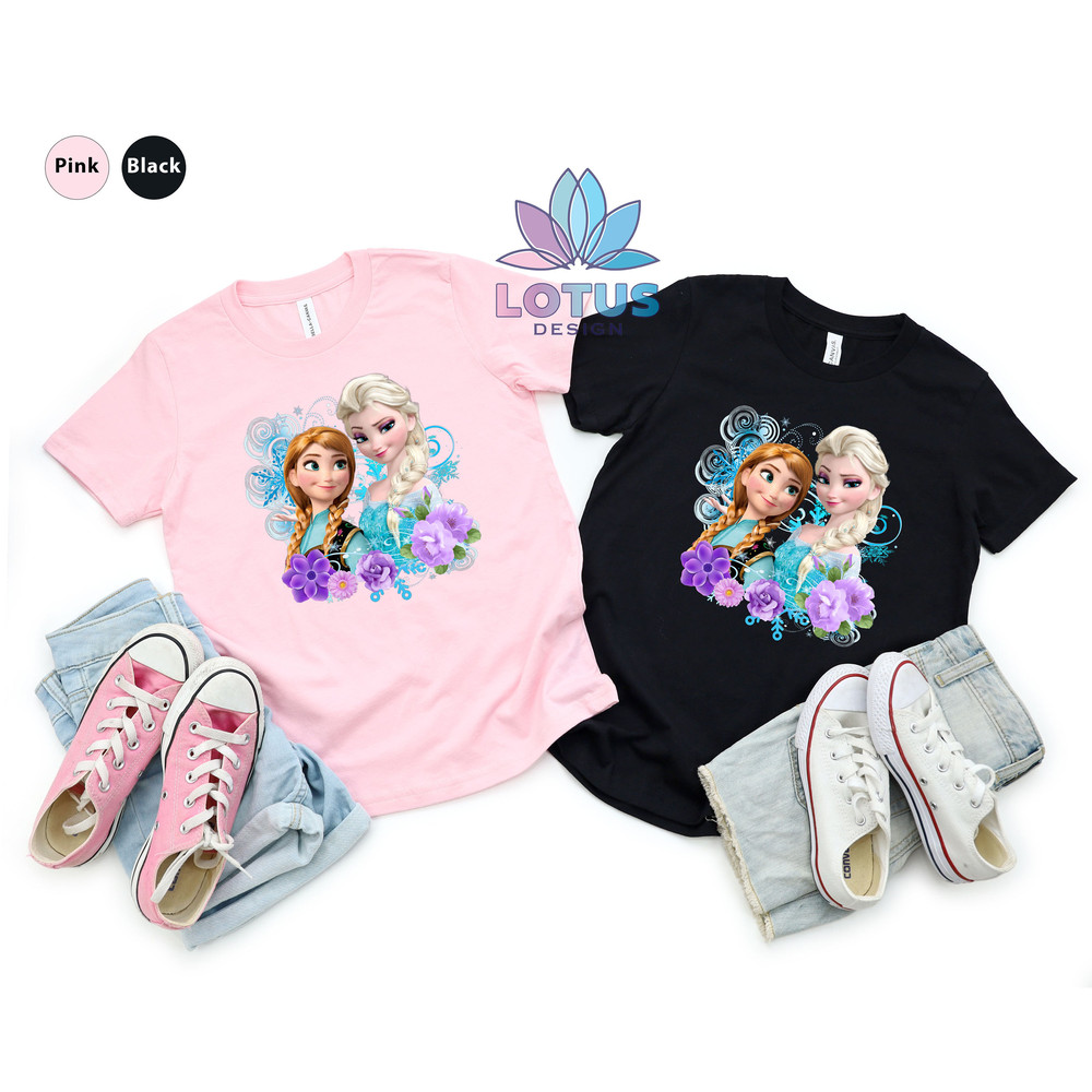 Frozen Sisters T-Shirt, Disney Princess Shirt, Frozen Shirt, Elsa Shirt, Anna Shirt, Disney Shirt, Disney Gift, Girls Disney T-Shirt - 2.jpg