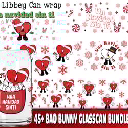 45 file bad bunny glasscan bundle png, digital download