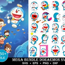 450 file doraemon svg, digital download