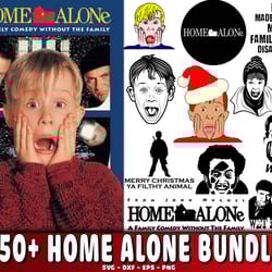 50 file home alone bundle svg, digital download