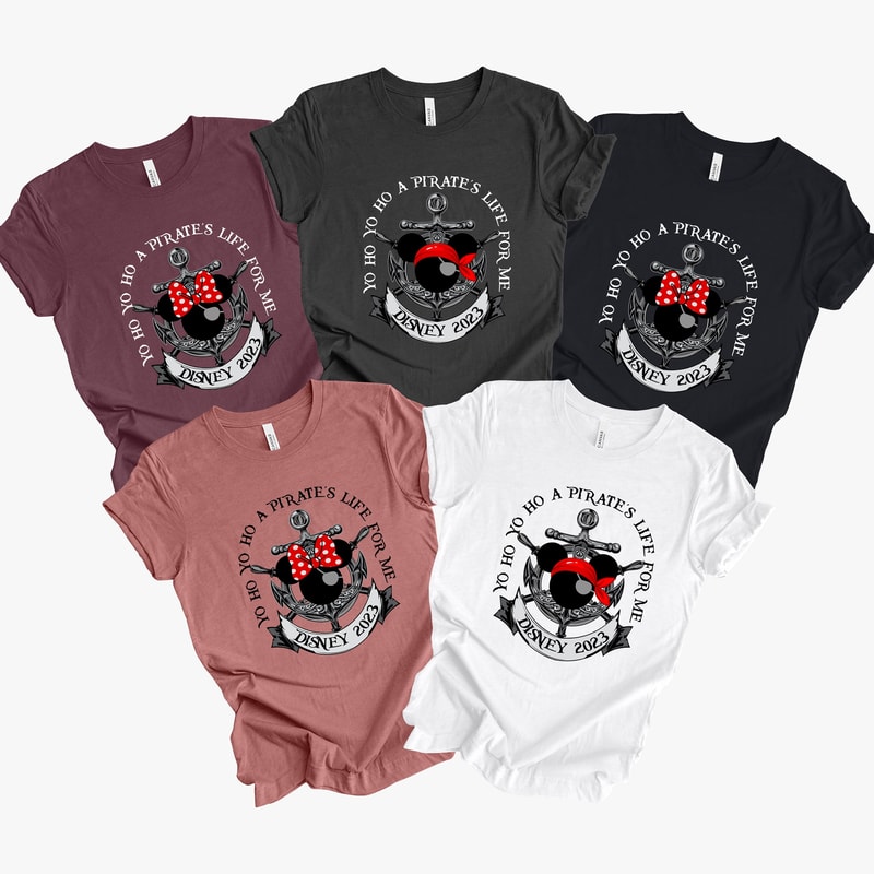 Pirates of The Caribbean, Yo Ho Yo Ho A Pirates Life For Me T-shirt, Disney Cruise Shirt, Pirate Mickey Minnie Tees, Matching Goup Shirt - 1.jpg