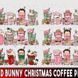 bad bunny christmas coffee png , digital download