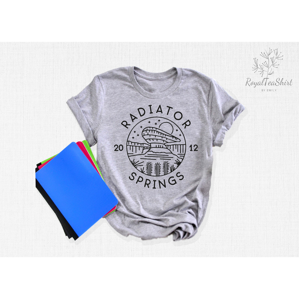 Radiator Springs T-Shirts, Disney Inspired Shirt, Est 2012 California Radiator Theme Park Tee, Radiator Springs Racers California Adventure - 4.jpg