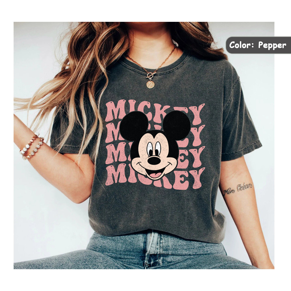 Retro Disney Mickey Shirt, Vintage Mickey Mouse Shirt, Mickey Minnie Shirt, Disney Vacation Shirt, Disneyland Mickey Shirt, Disney Shirt - 2.jpg
