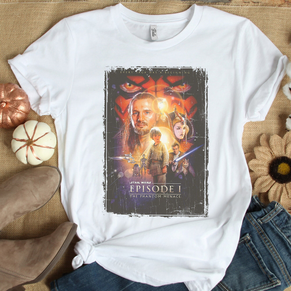 Star Wars The Phantom Menace T-shirt, Disney Star Wars Galaxy's Edge Trip Unisex T-shirt Birthday Gift Adult Kid Toddler Tee - 1.jpg