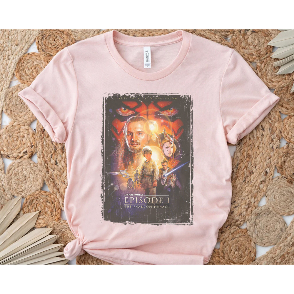 Star Wars The Phantom Menace T-shirt, Disney Star Wars Galaxy's Edge Trip Unisex T-shirt Birthday Gift Adult Kid Toddler Tee - 2.jpg