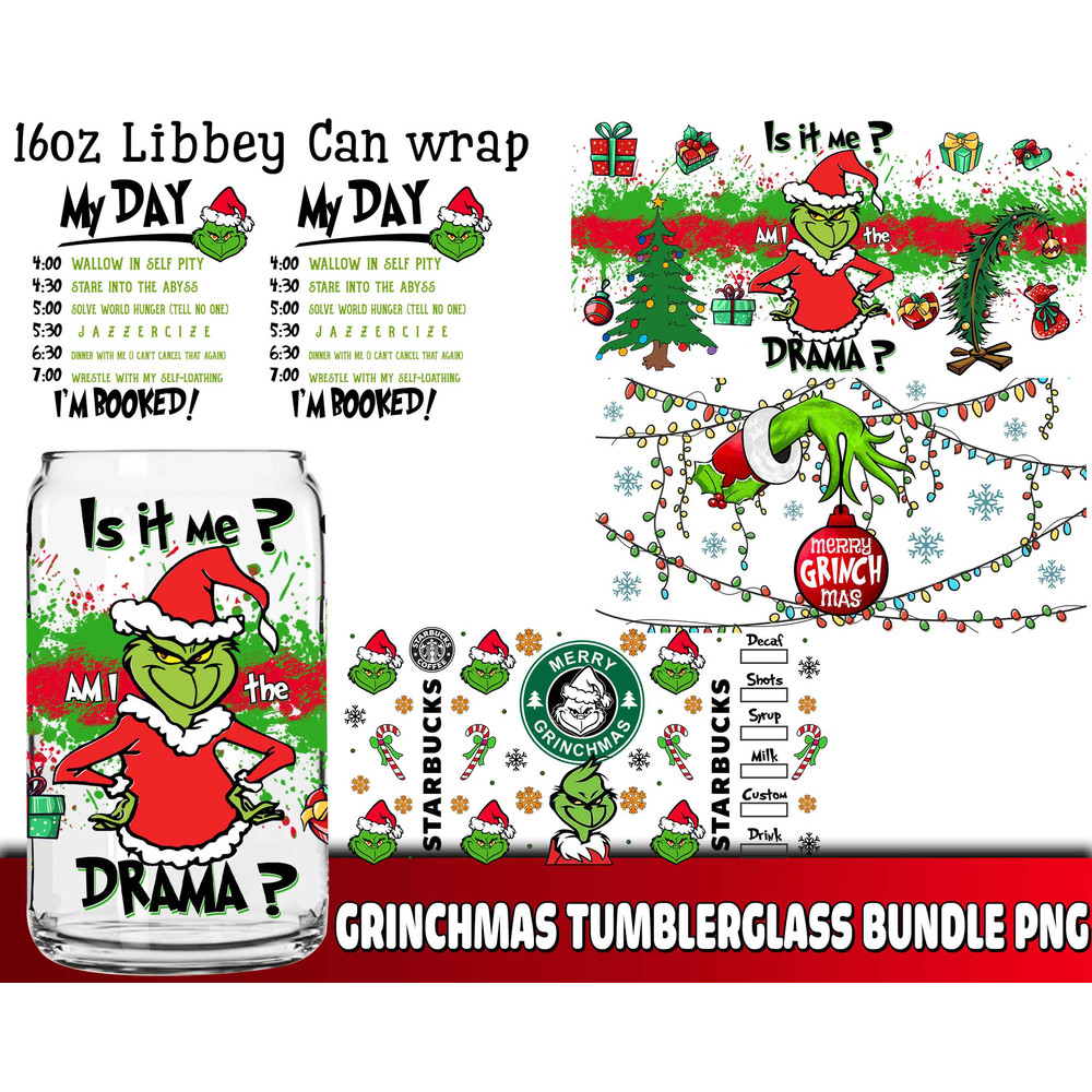 Grinchmas Tumblerglass bundle png .jpg