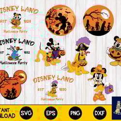halloween disney svg, digital download