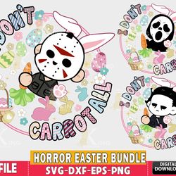 horror easter svg, i dont carrot all svg, funny easter svg, digital download