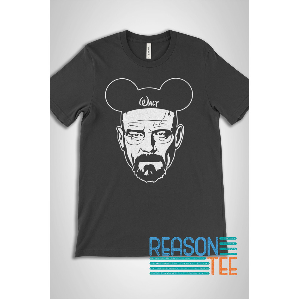 Walter White Heisenberg Walt Shirt, Walt Breaking Disney, Walt White Shirt, Disney Shirts, Disney Heinsenberg, Unisex Premium Graphic Tees - 1.jpg