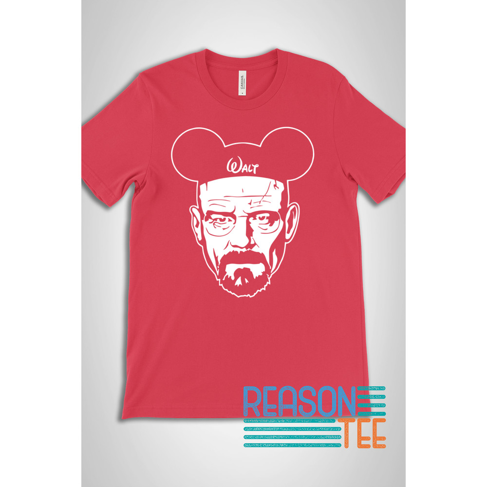 Walter White Heisenberg Walt Shirt, Walt Breaking Disney, Walt White Shirt, Disney Shirts, Disney Heinsenberg, Unisex Premium Graphic Tees - 3.jpg