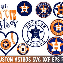 houston astros bundle svg , digital download