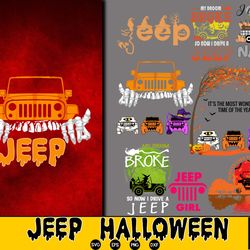 jeep halloween svg, digital download