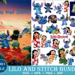 lilo and stitch bundle svg, digital download