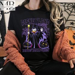 disney daisy duck maleficent halloween shirt, disney halloween matching shirts, halloween mickey shirt, disney family tr