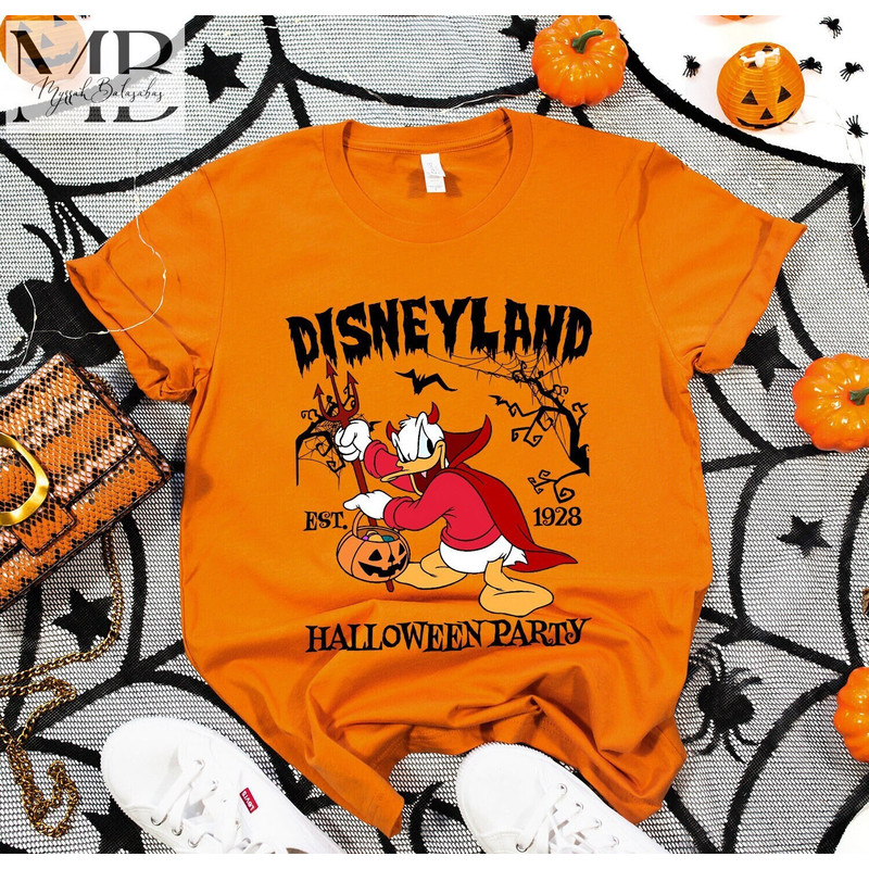 Disney Donald Duck Halloween Shirt, Donald Duck Shirt, Boo Donald Duck Shirt, Disney Halloween Shirt, Halloween Shirt - 1.jpg